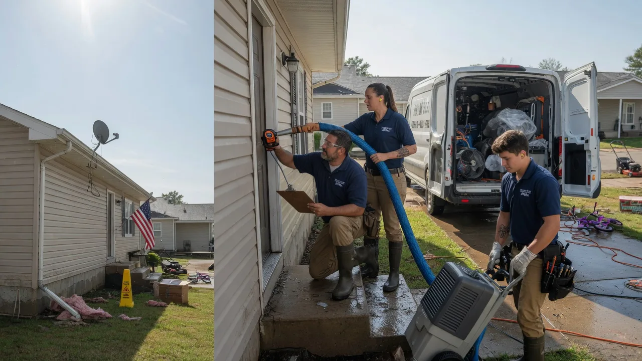 Ceiling Water Damage Restoration in Regent, ND near me